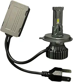 Farol LED para Moto H4 35W 7000 Lumens 6500K Alumínio e Cooler Super Potente