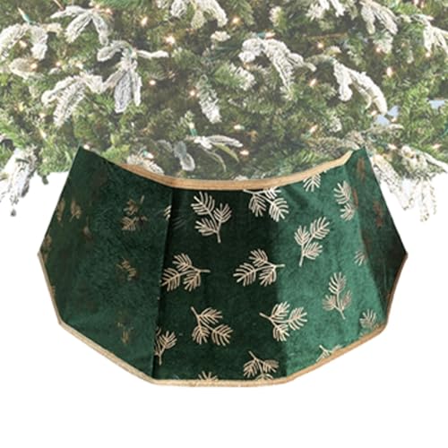 Collar para árbol de Navidad y base de anillo plegable decorativa 2
