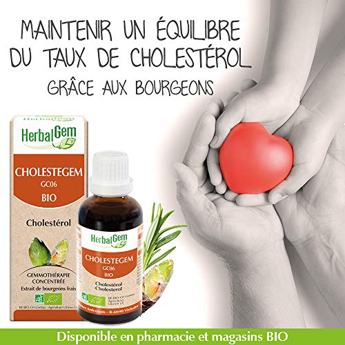 Cholestegem Bio HerbalGem complexe gemmothérapie pour réguler le cholestérol