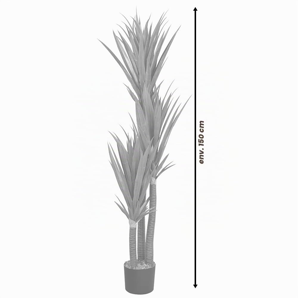 Decovego Yucca Plante Artificielle Artificiel Plastique 150 cm Domaine Interne