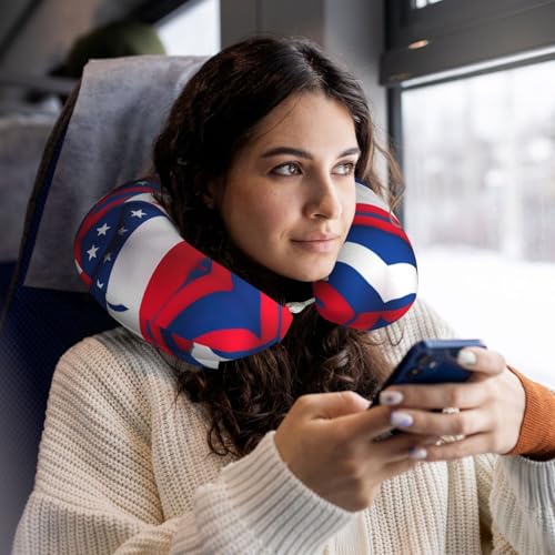 Almohada de espuma viscoelástica para cuello de viaje miniatura 6