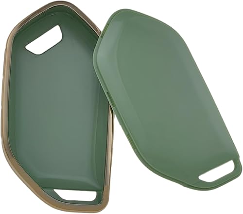 Miniatura 4 de REPROTECTING Funda de poliuretano termoplástico TPU compatible con Kia Telluride 2023 2024 (blancoverde, 5 botones)