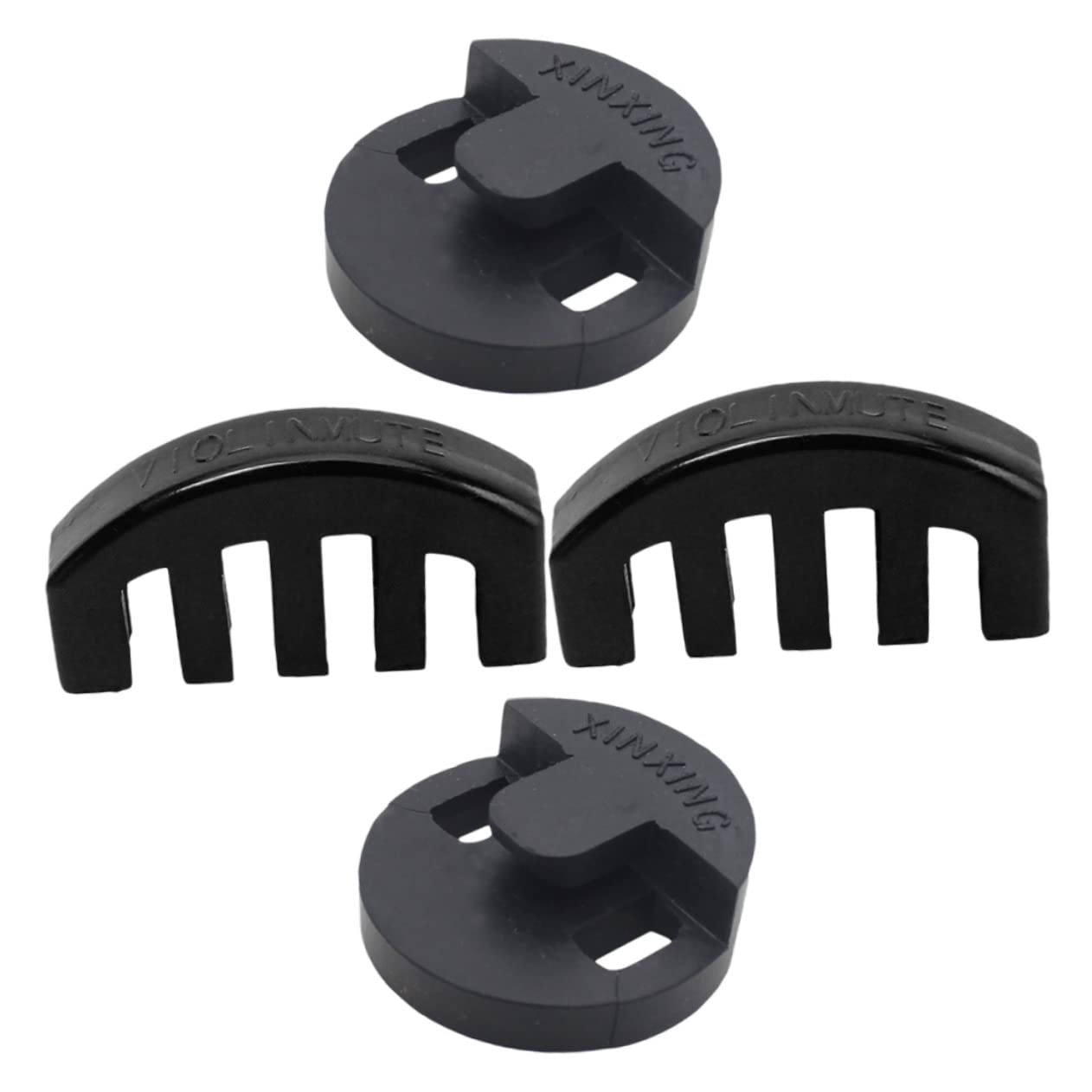 ibasenice 20pièces Caoutchouc Pour Violon Accessoires De Pratique Mute à Points Et Volume Et Pratique