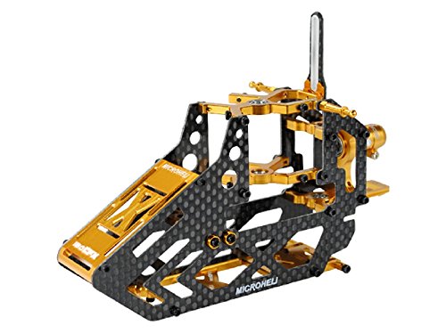 Microheli Aluminum/Carbon Fiber Main Frame (GOLD) - BLADE 180 CFX