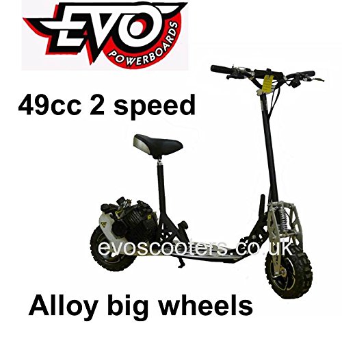 EVO Powerboard 49cc petrol scooter 2X alloy big wheel C858