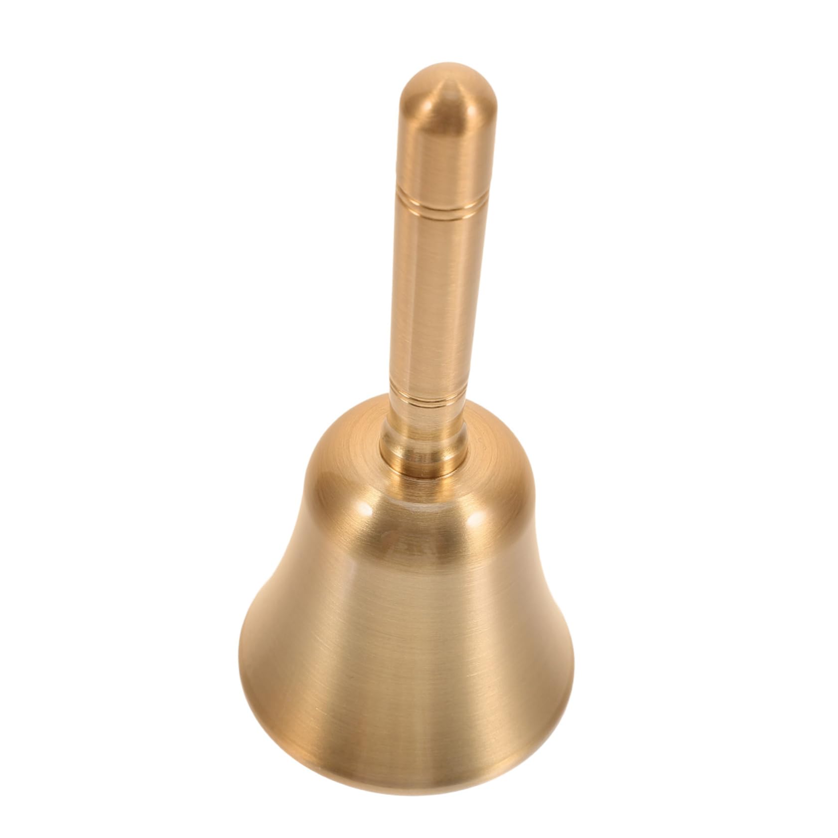 SEWACC Handheld Bells Christmas Hand Bell Service Desk Classroom School Loud Brass Decorative