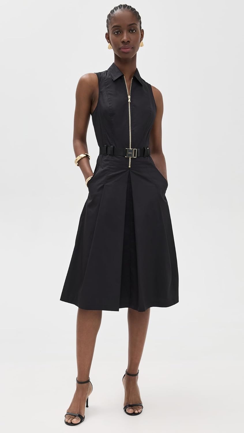 L'AGENCE Women's Kylo Belted Shirt Dress - Image 2