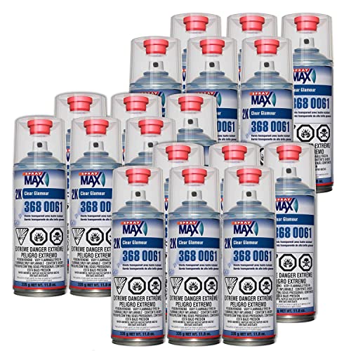3 Cases (18) cans 3680061 Spraymax 2K Clear Coat