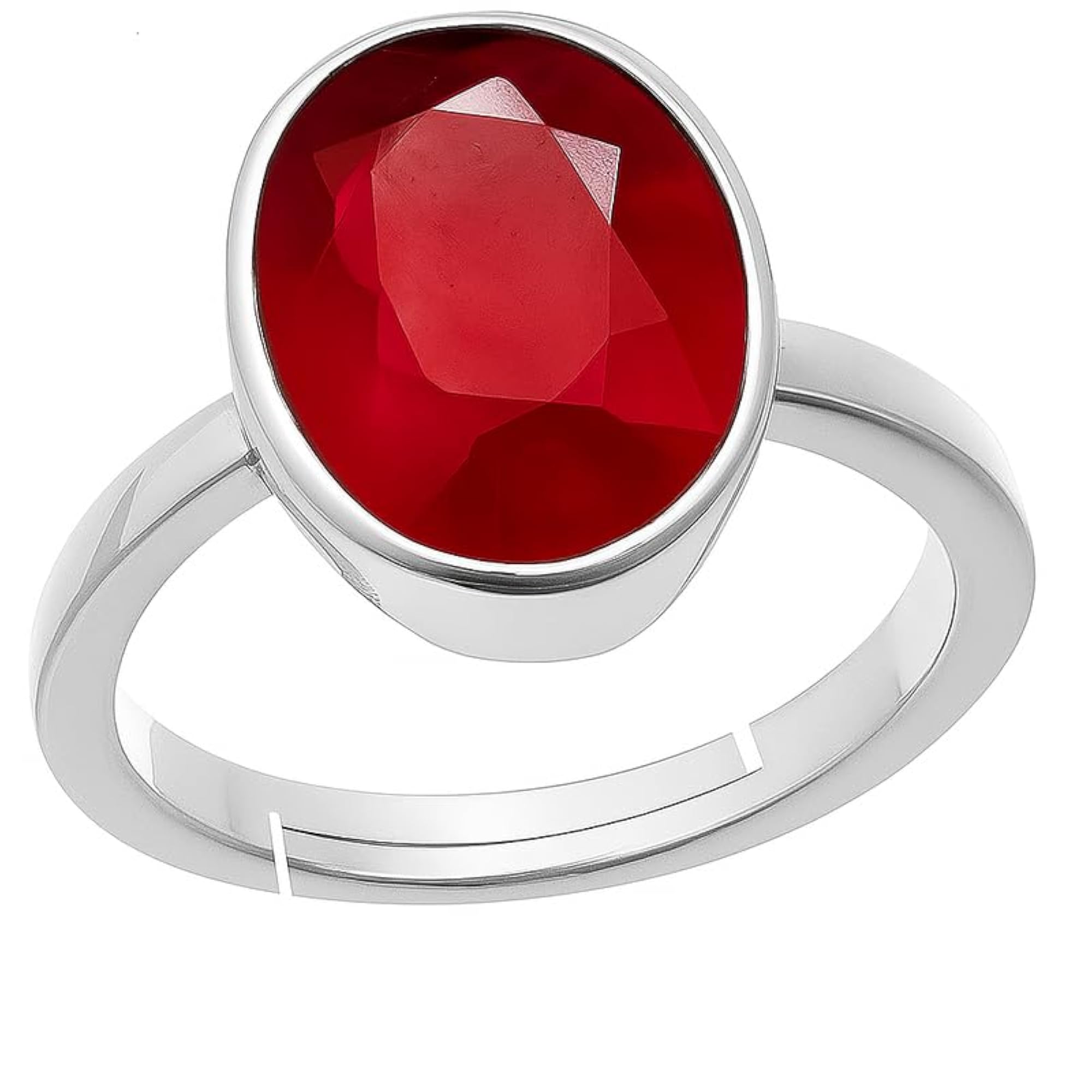 Premium Ruby Handcrafted Panchdhatu Adjustable Ring, 11.25 Carat