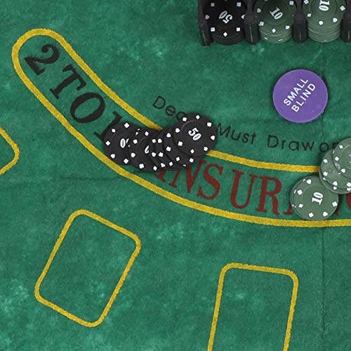 BOLORAMO Chips Poker Set Gamble Game Set Poker Game 200 Chips, für Heim- und Outdoor-Spiele – Bild 8