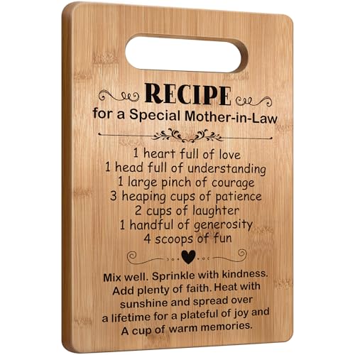 Popular Birthday Gifts for Mother in Law, Cutting Board Gift for Mother-in-Law, Cute Mother in Law...