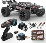 Hosim Mini 1/8 RC Car for Adults Fast 80+KPH, Vortan Electric RTR Brushless RC Cars All Terrain 4WD Off Road Hobby RC Car Waterproof Remote Control Car for Snow/Sand/Beach Toy Gift with 3S Battery