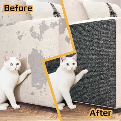 Rascador de pared para gatos adhesivo Decotalk gris oscuro miniatura 6