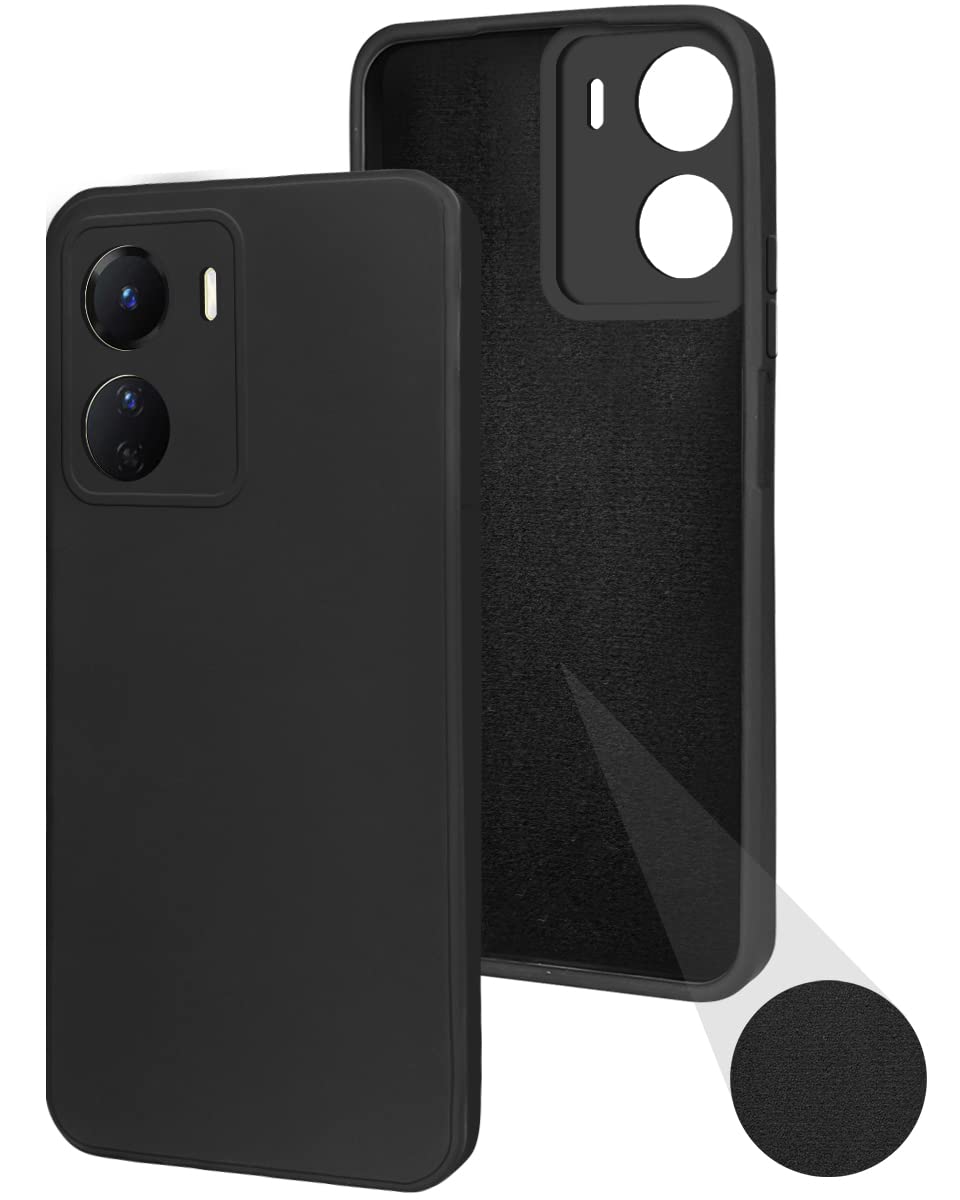 Jkobi Back Cover Case for Vivo Y16 (Inside Fiber Cloth | Smooth Matte Finish | Elegant Professional Look |Black) (B0BHDZ7XK2) Amazon Price History, Amazon Price Tracker