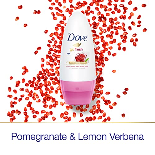 Dove Go Fresh Pomegranate with ¼ moisturising cream Anti-perspirant Deodorant Roll On deodorant with a subtle, fresh fragrance 50ml - Image 5
