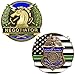 GL14-003 Border Patrol Agent Thin Green Line Negotiator Challenge Coin Honor First