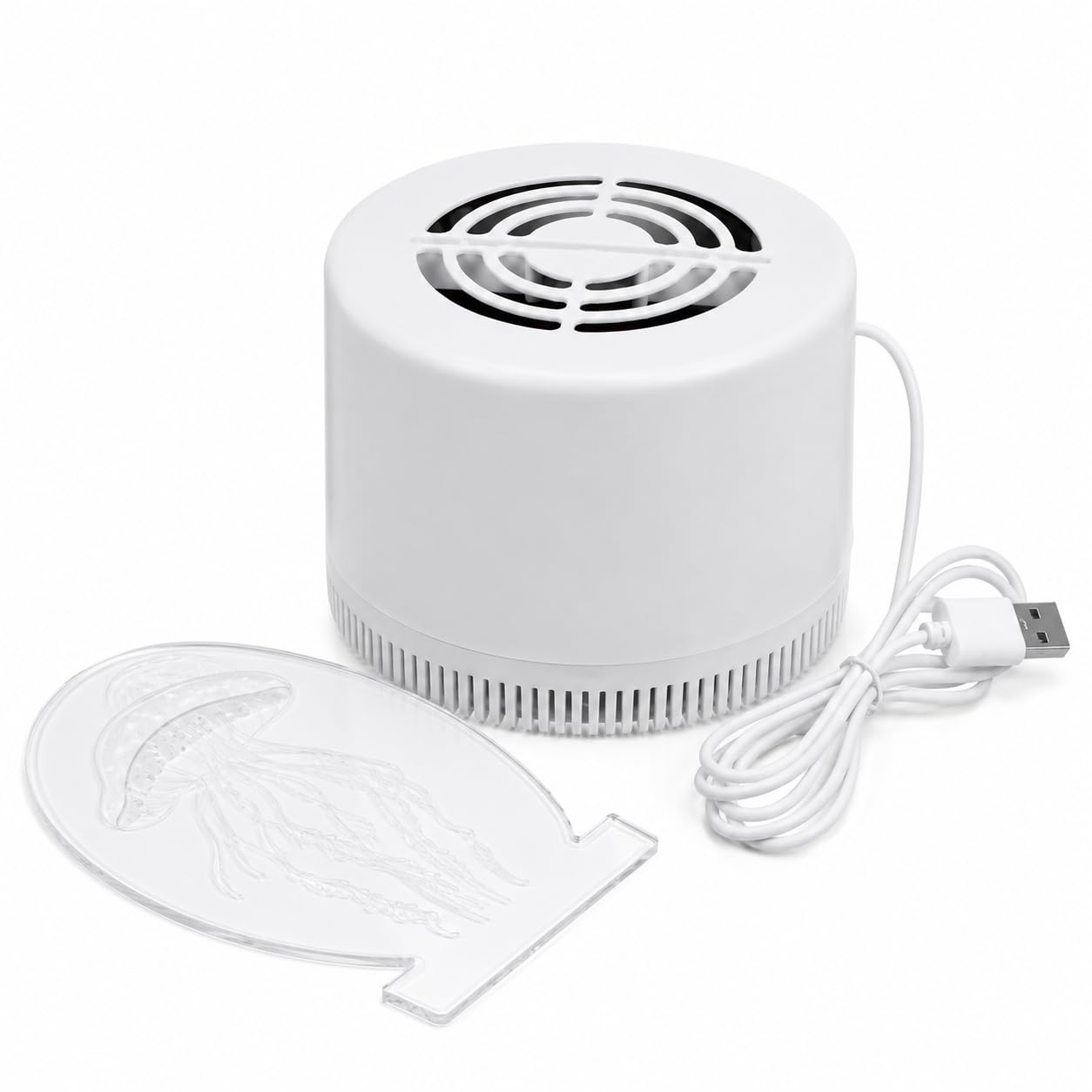 Silent 3D Mosquito Killer Lamp USB Powered Insect Trap | UV LED Light, Compact Tabletop Design, Safe for Baby & Mother, Triple Catch Mechanism, Plug & Play-image-26
