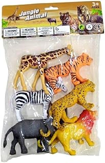 6 Pcs Jungle Animal - Where Your Child Learns to Distinguish Between Animals and Gains an Understanding of the Importance of Each Animal