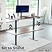 VIVO Electric Dual Motor Stand Up Desk Frame for 40 to 85 inch Table Tops, Frame Only, 3 Stage Height Adjustable DIY Workstation with Memory Controller, Black, DESK-V103E