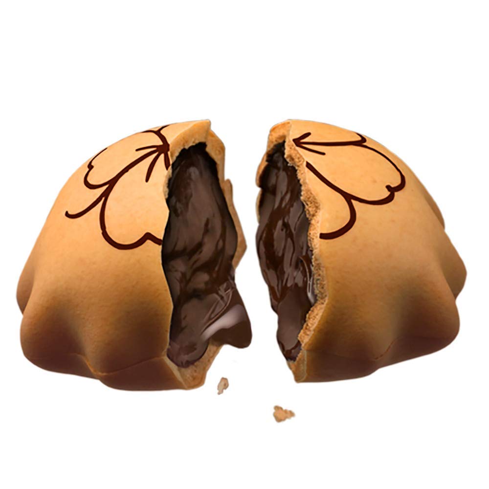 Biscolata Mood Cookies with Chocolate Filling - Crispy Biscuit Shell Filled with Milk Chocolate Creme, Fun Bite Sized Cookies with Mood Emojis (12-Pack)