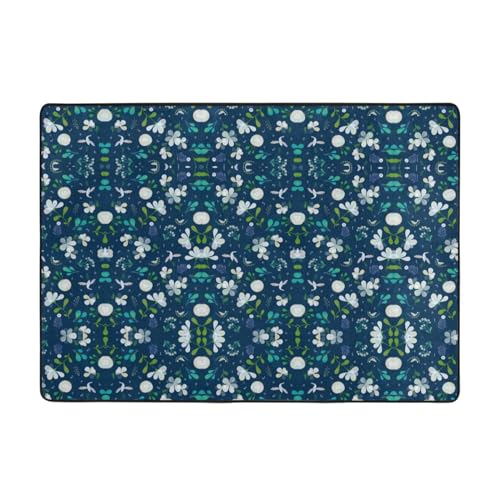 Tapis herbe et colombe salon 203x147 cm doux et inaltérable - 2