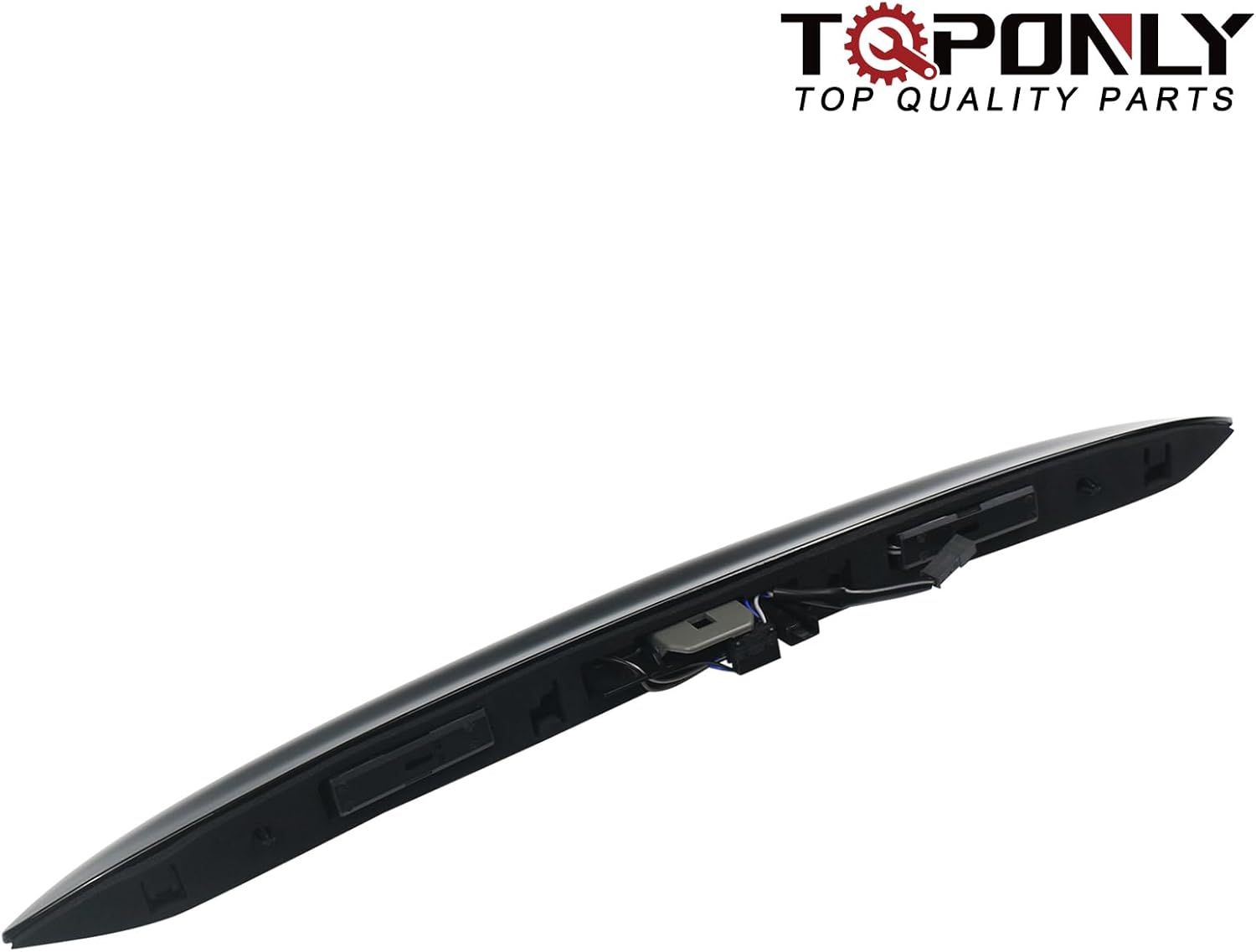 TQPONLY Black Rear Trunk Hatch Handle with Lamp | Compatible with 2002-2008 BMW Mini Cooper R50 R52 R53 Tailgate Lid Liftgate Pull Handle | Replaces 51137167530