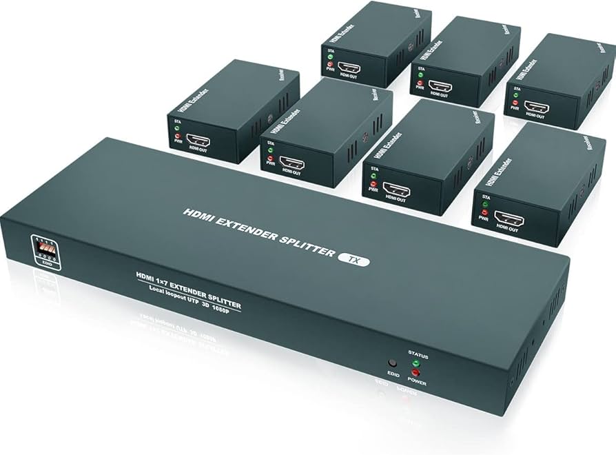 ボトムを作り続け40年 PW-HT226P4 1X4 1080P HDMIエクステンダー