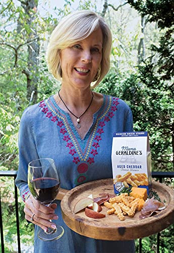 Mama Geraldine's Cheese Straws, Aged Cheddar, 4.5 Ounce, 12 Pack #TOP5