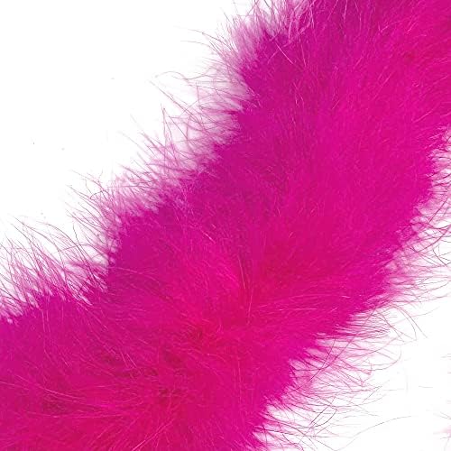 1 Metre - Marabou Swansdown Feather Trim Soft & Fluffy Craft - Choose Colour (White)
