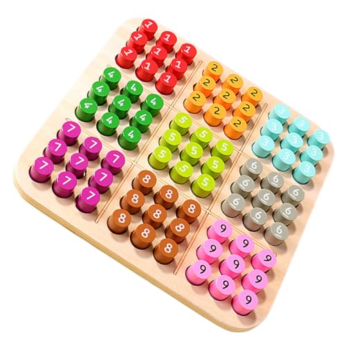 Plateau perforé Sudoku en bois compact VANZACK idéal pour occuper les enfants en voyage