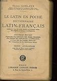  LE LATIN EN POCHE DICTIONNAIRE - LATIN-FRANCAIS