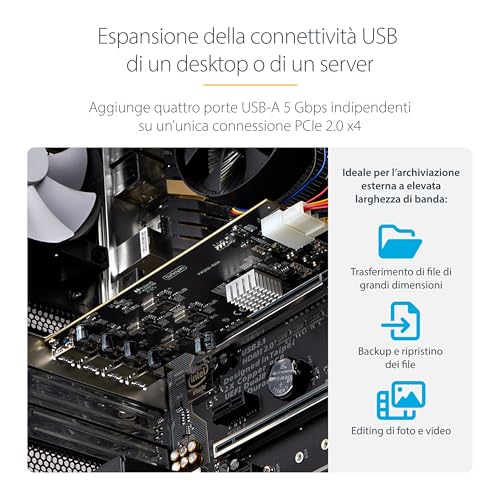 Scheda Di Espansione Startech.Com 3.2 A 4 Porte - 2