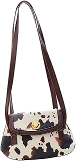 2 Peças Bolsa De Ombro Com Estampa De Vaca Bolsa Carteiro Bolsas Femininas Crossbody Tan Sacola Bolsas De Vaca Para Mulheres Bolsas De Mão De Vaca Para Mulheres Bolsa Criativa