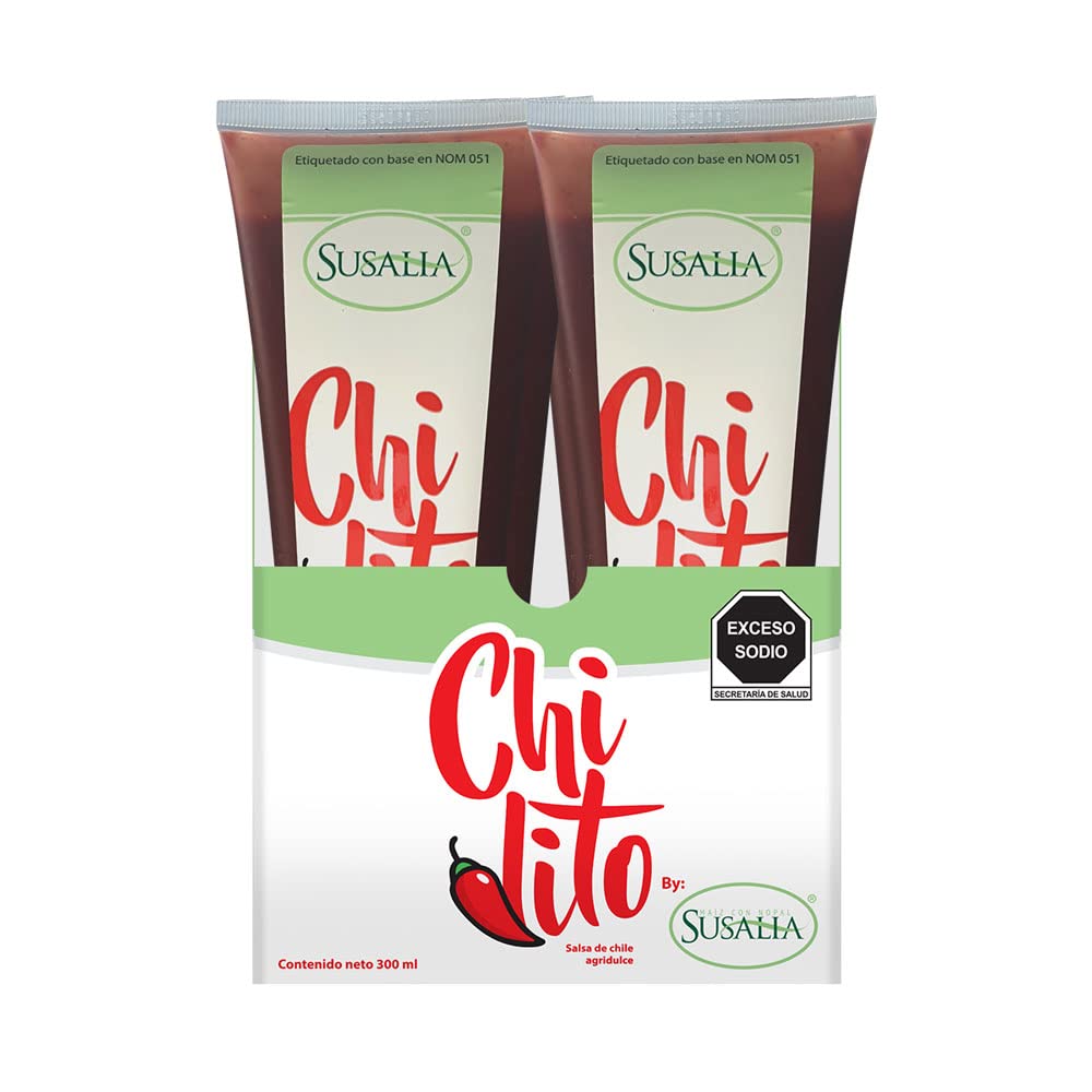 Susalia Chilito Sauce Monk Fruit 300ml (2 Pack) | Sweetened Chamoy Sauce| Ingredients Preparations|