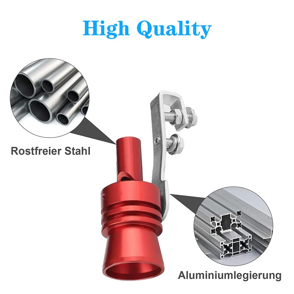 Sifflet Ultrason Voiture Tuyau De Silencieux D'u00e9chappement Universel Silver Whistle Turbo Sound Blowoff Simulator M Amg Exhaust