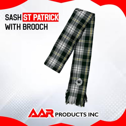 Image of AAR Womens Tartan Clan Sashes Ladies Brooch Scottish Highland - 90 x 10.5 Inches