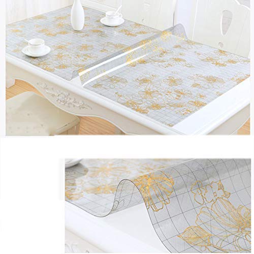 Nappe en plastique PVC de table rectangle et chemin pour cuisine salon