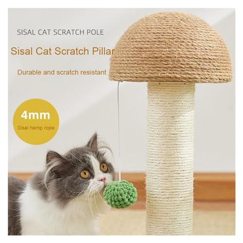 Arbre à chat résistant pour chaton actif avec griffoir sisal facile à monter - 5