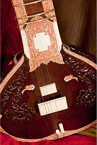 Sitar indien double Tumba Ultra professionnel [Sitar, instruments de musique indiens, sitar professionnel, sitar pour… - Les Beatles, Paul McCartney, John Lennon, RIngo Starr, George Harrison Sitar indien double Tumba Ultra professionnel [Sitar, instruments de musique indiens, sitar professionnel, sitar pour… – Image 3