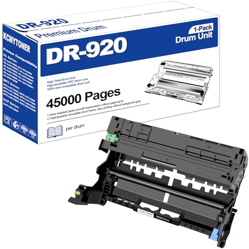 Tambour de rechange DR920 noir compatible de haute précision pour laser Brother