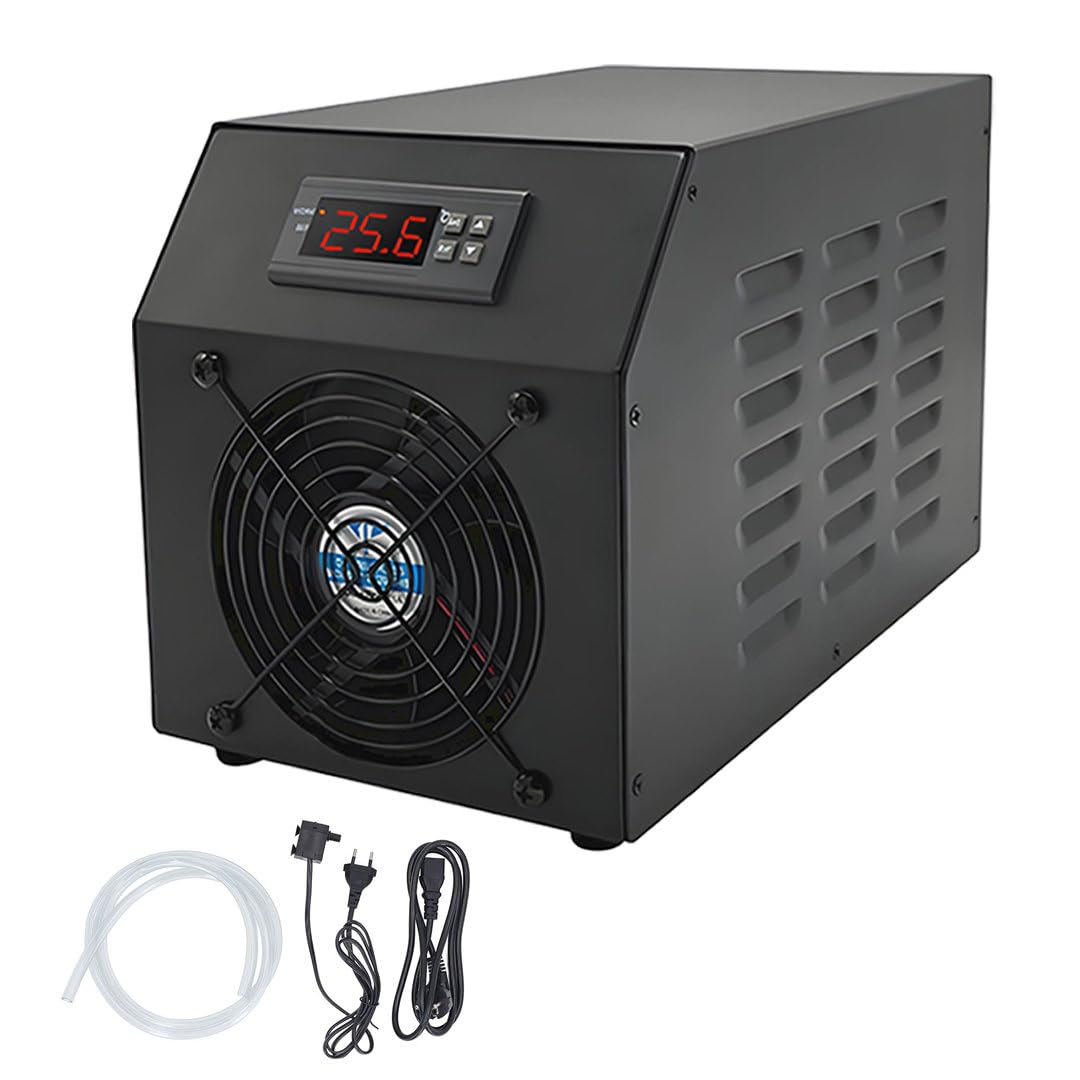 Chłodziarka Do Akwarium, 16 Galonów/60 L, Z Pompą I Wężem, Cichy System Chłodzenia Ryb Do Hydroponiki I Raf Koralowych 2in1AquariumHeaters/Chiller