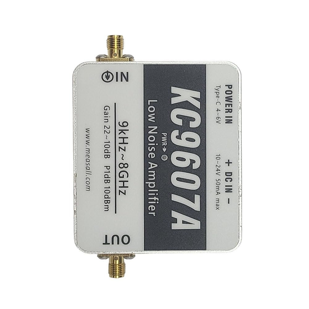 Module Amplificateur à Faible Bruit Large Bande Ultra-Basse Fréquence KC9607A 1kHz-8GHz 20dB de Gain Sonde de Champ Proche