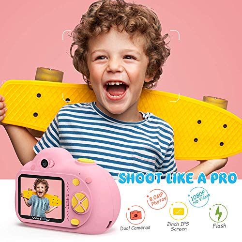 image for VanTop Junior K5 Kids Camera, 1080P HD Mini Video Camera for Children 