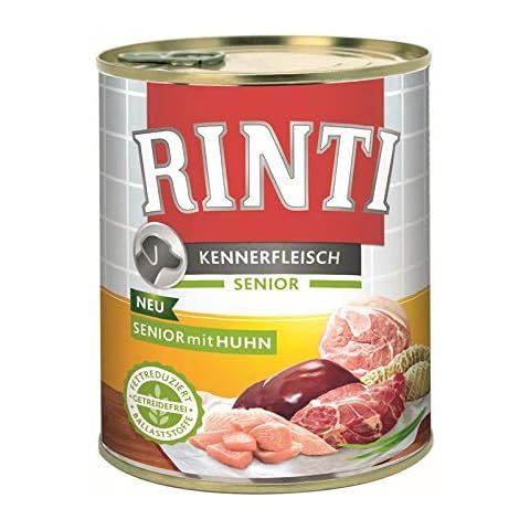 Rinti Kennerfleisch Senior Huhn | 12x 800g Hundefutter nass Cover