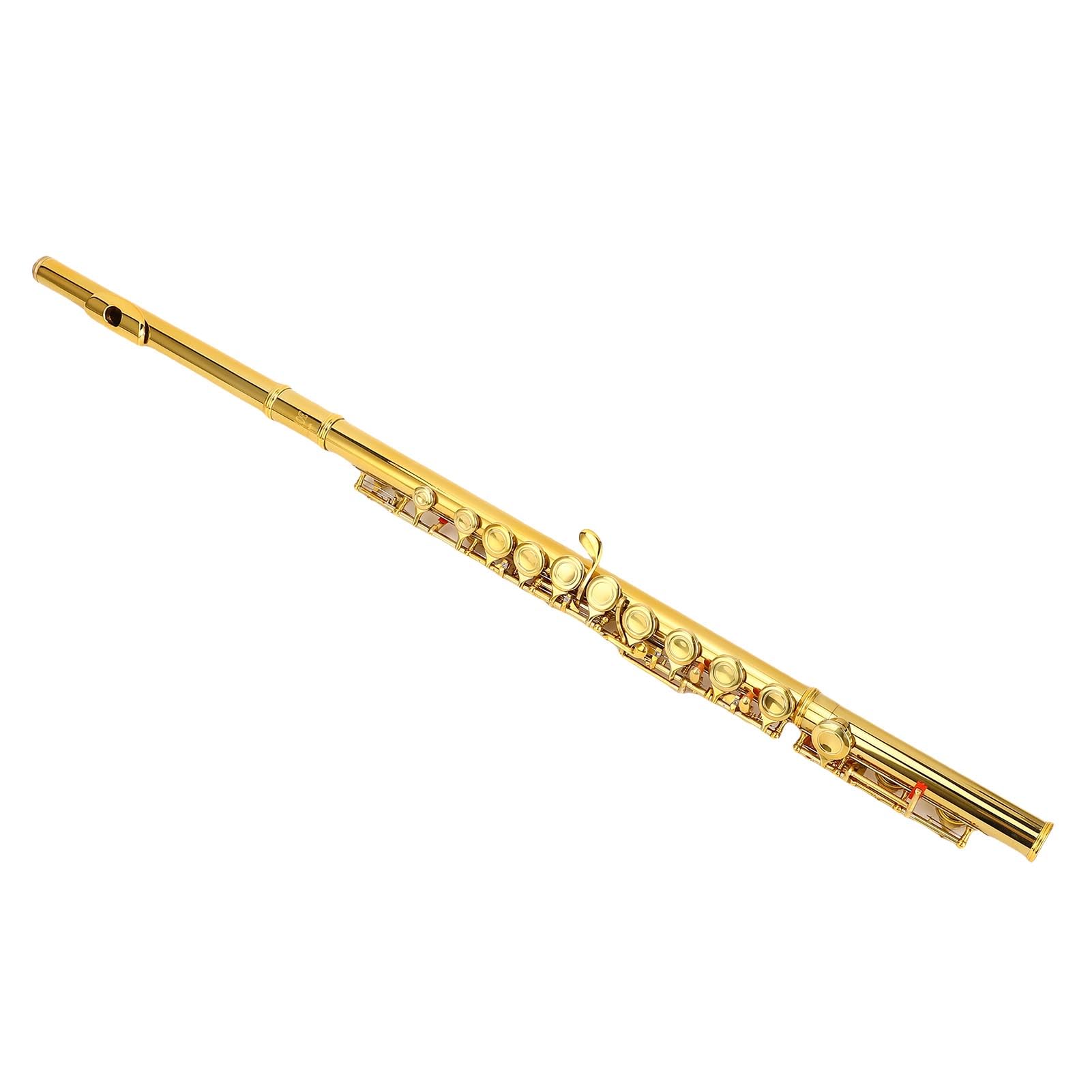 Fabater C Flautas, Agujero Cerrado 16 Llaves Flauta para Niños Principiantes, Instrumento de Flauta de Alumno Dorado, Incluye Estuche de Transporte, Varilla de Sonda, Cuproyickel