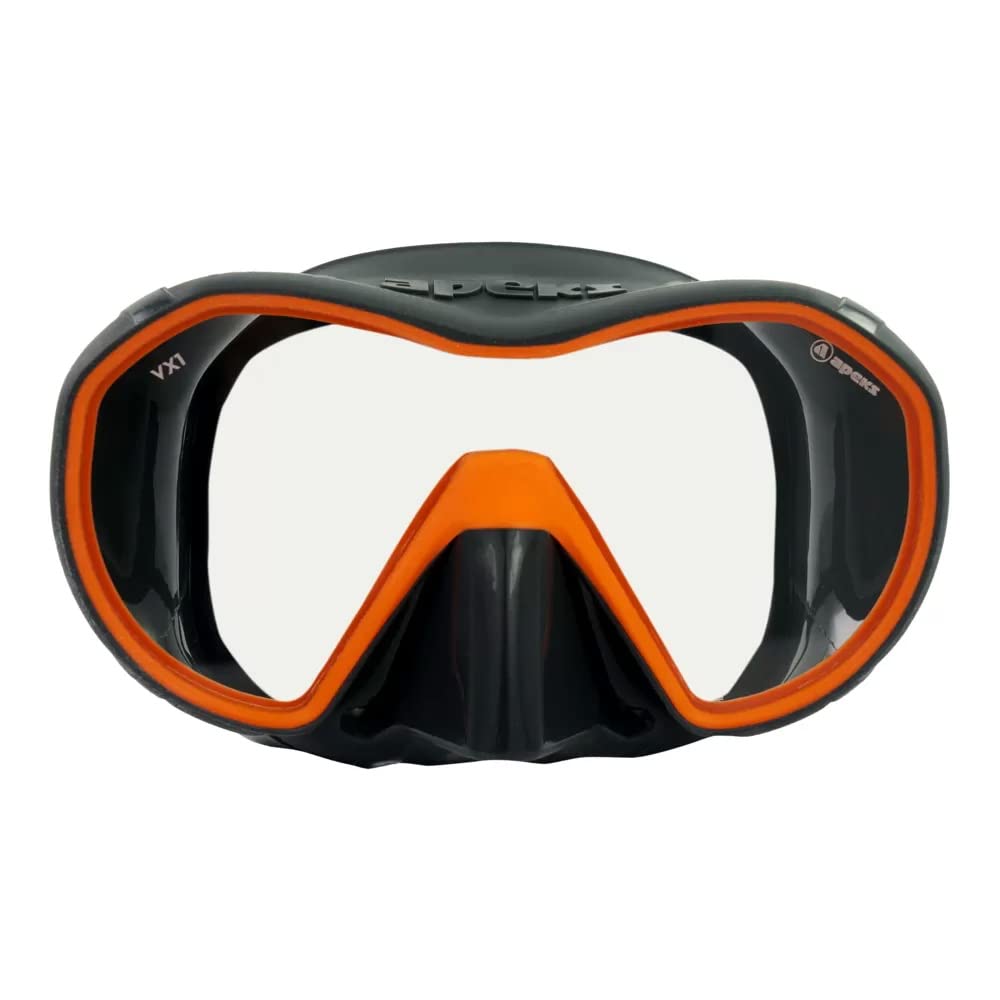 Amazon | Apeks VX1 スキューバダイビングマスク ダークグレー