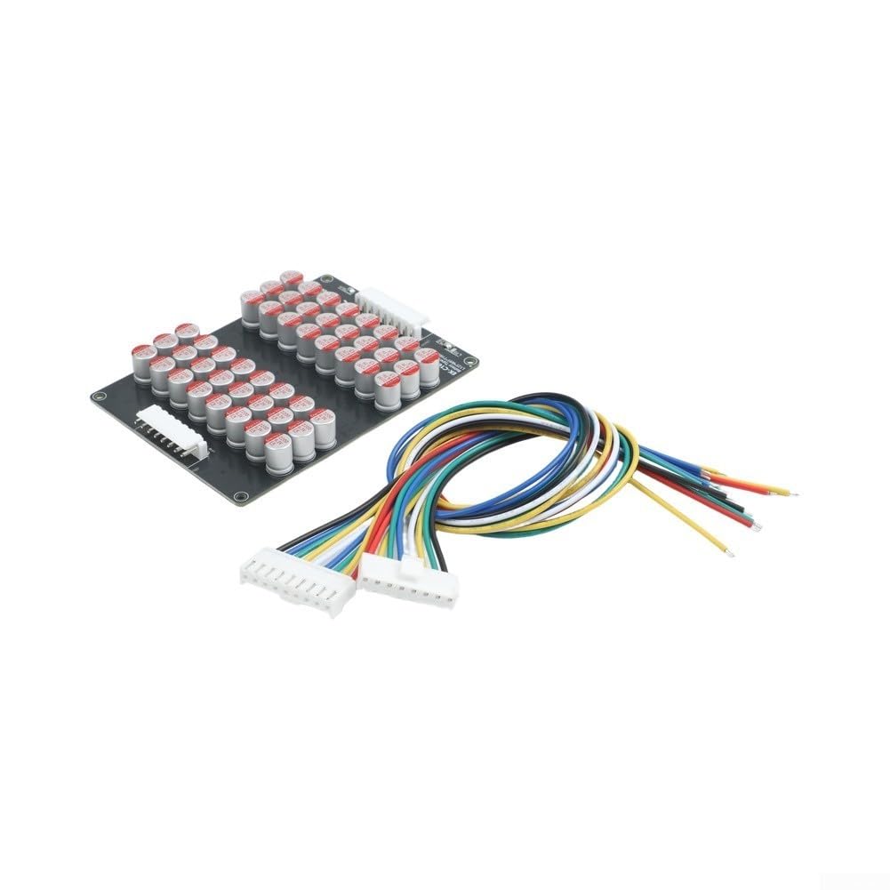 Bilanciatore attivo 12S-16S 5A per LiFePO4 per bilanciatore attivo a batteria | 5A corrente di compensazione, compatibilità 12S-16S, adatto per lifepo4, uso efficiente dell'energia, lunga durata