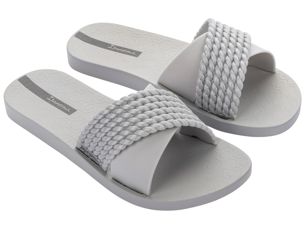 Ipanema Women's Street II FEM Slide Sandals, Light Grey/Grey, 39 EU, Light grey, 7 UK