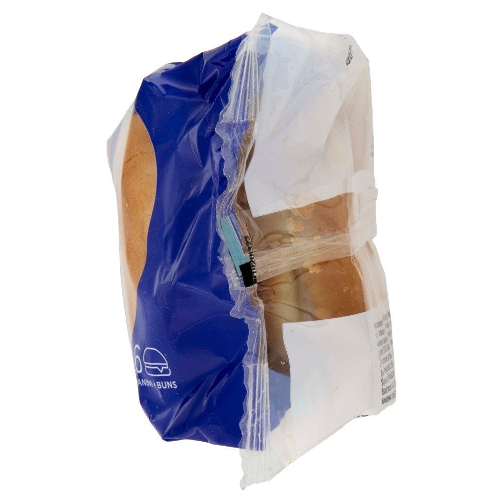 Roberto Hamburger Brot, Jede Packung enthält 6 Hamburger Buns, 8x 300g + Italian Gourmet polpa 400g