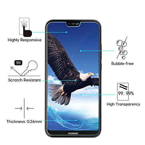 Deofde Vetro Temperato per Huawei P20 Lite, [3